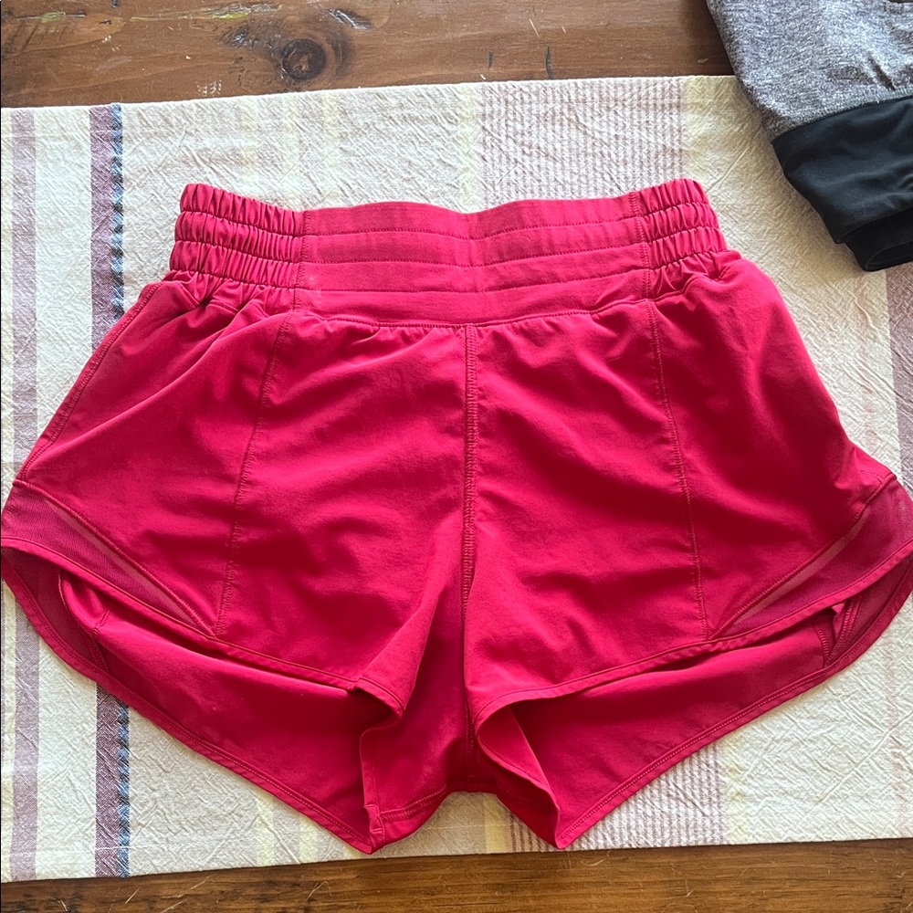 lululemon athletica Hot Pink Athletic Shorts